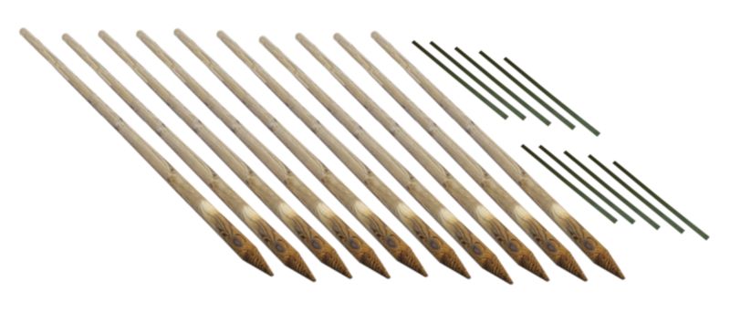 Podpora do drzew Wellton palisada 4x250 cm zestaw 10szt.