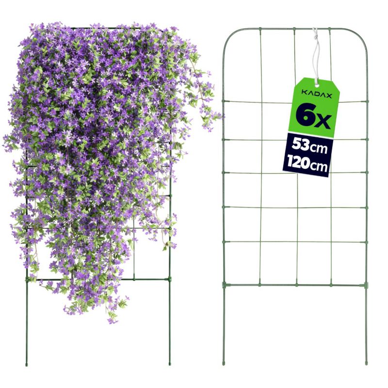 Podpora KADAX ogrodowa drabinkowa 120 cm metalowa podpora do roślin ...