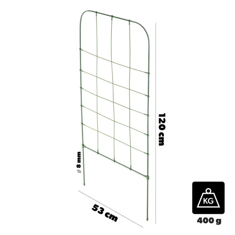 Podpora KADAX ogrodowa drabinkowa 120 cm metalowa podpora do roślin ...
