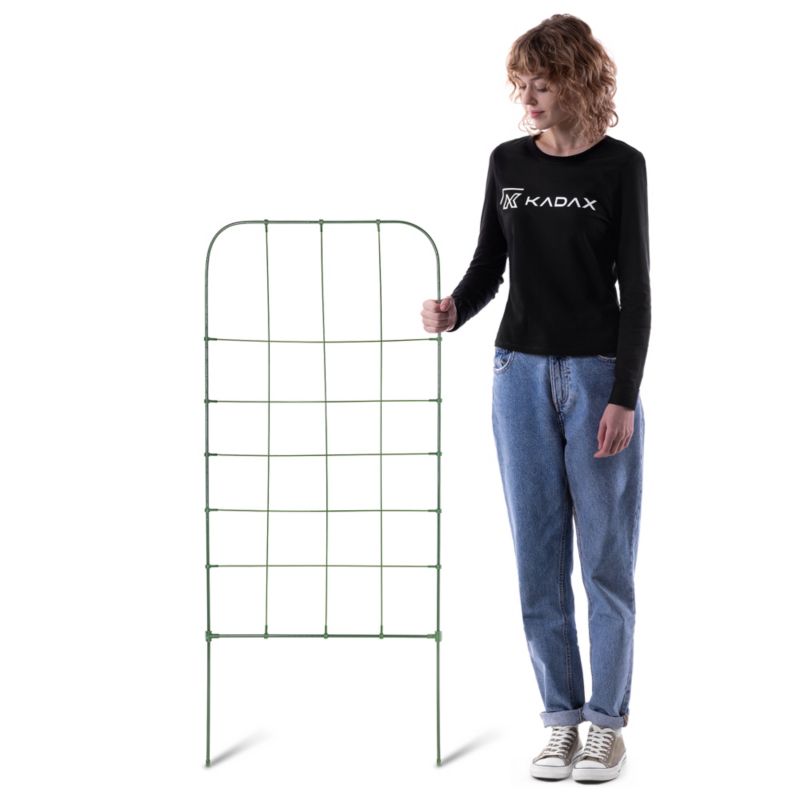 Podpora KADAX ogrodowa drabinkowa 120 cm metalowa podpora do roślin ...