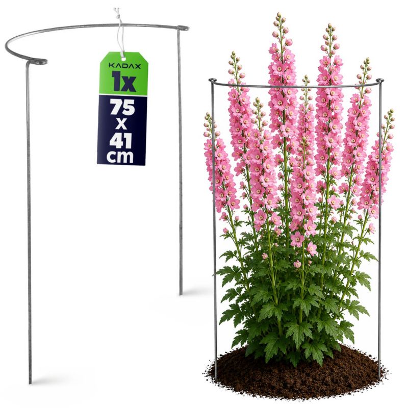Podpora KADAX Pergola do Roślin Ogrodowa Pierścieniowa Kwiat Hortensji Piwoni 75cm 1 szt.