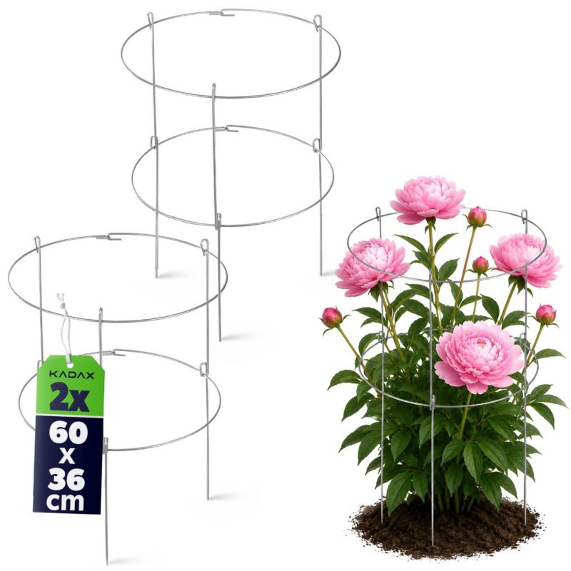 Podpora Ogrodowa KADAX 60cm Do Roślin Obejma 2szt