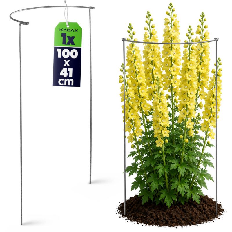 Podpora Pergola KADAX do Roślin Ogrodowa Pierścieniowa Kwiat Hortensji Piwoni 100cm 1 szt.