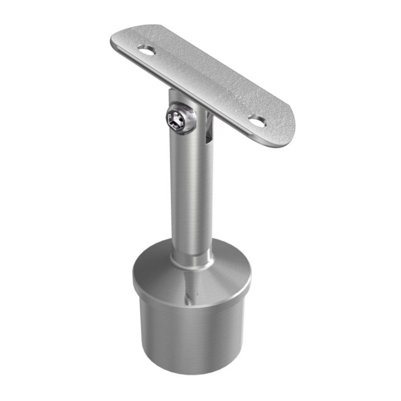 Podpora poręczy balustrady AVIS, fi42,4 mm, wklejana w słupek fi42,4 x 2,0 mm, stal nierdzewna, szlifowana, 1 szt.