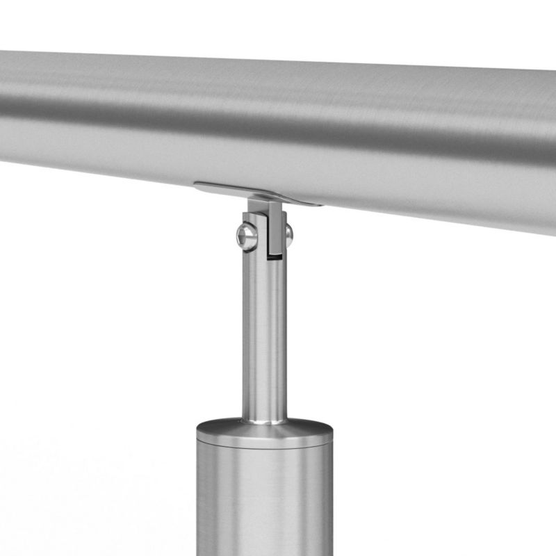 Podpora poręczy balustrady AVIS, fi42,4 mm, wklejana w słupek fi42,4 x 2,0 mm, stal nierdzewna, szlifowana, 1 szt.