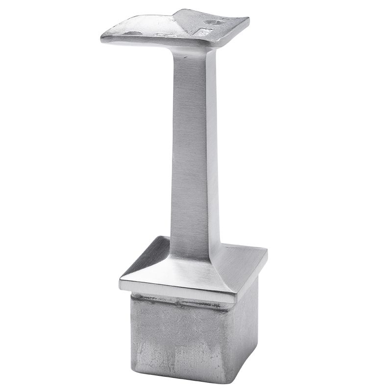 Podpora poręczy PINOX narożna 90 stopni do słupka 40x40 mm - stal nierdzewna H 80 mm (Satyna)  1 szt