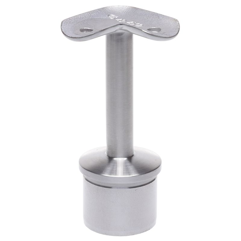 Podpora poręczy PINOX narożna 90 stopni do wklejenia 42,4 mm - stal nierdzewna fi  14/H 80 mm (Satyna)  1 szt