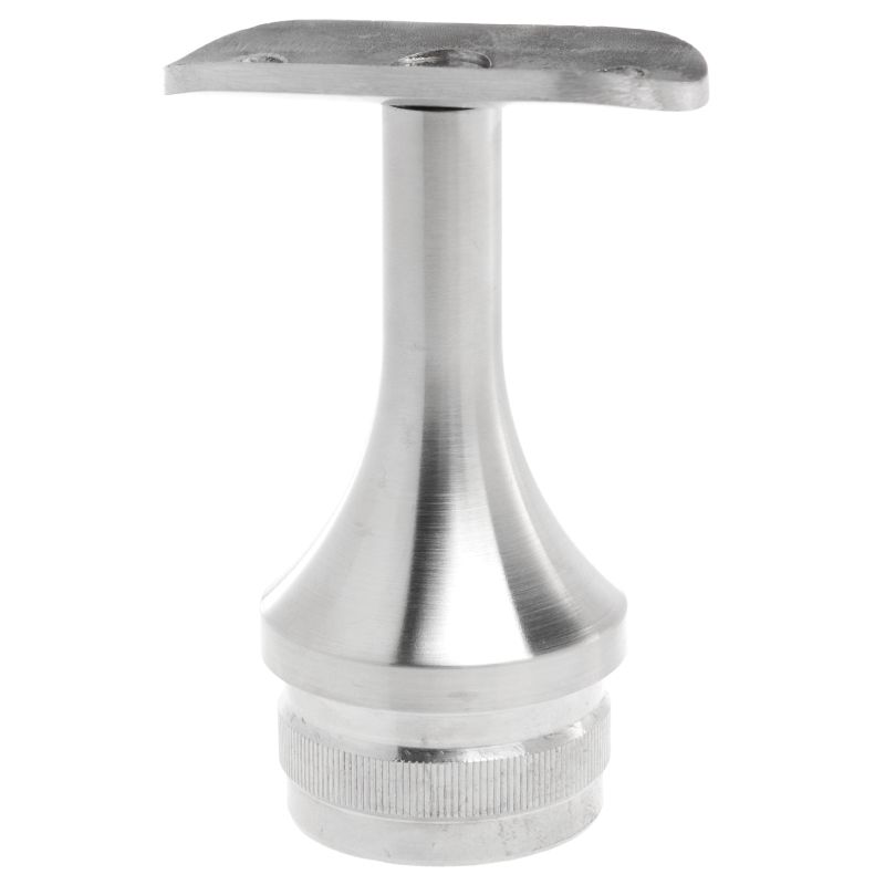 Podpora poręczy PINOX narożna 90 stopni wbijana do słupka 42,4x2,0 mm - stal nierdzewna H 68 mm (Satyna)  1 szt