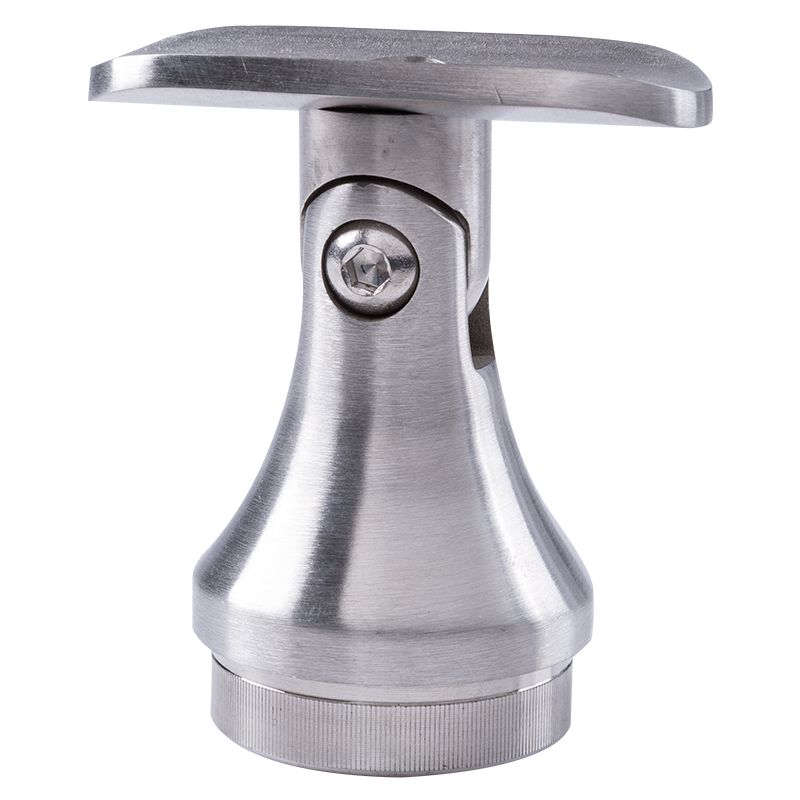 Podpora poręczy PINOX przegubowa wbijana do słupka 42,4x2,0 mm - stal nierdzewna H 56 mm (Satyna)  1 szt