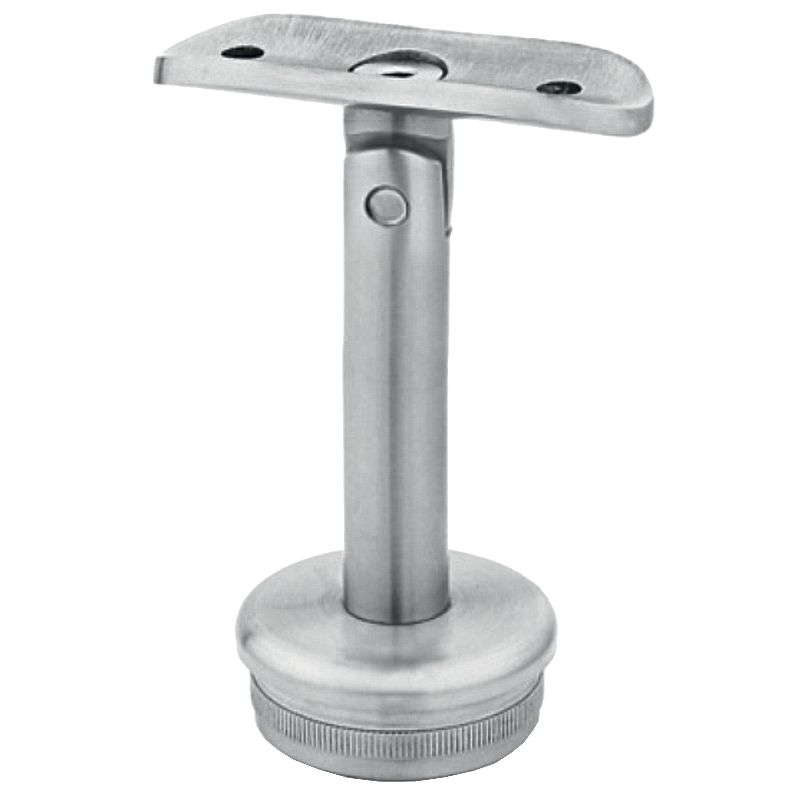 Podpora poręczy PINOX przegubowa wbijana do słupka 42,4x2,0 mm - stal nierdzewna H 78 mm (Satyna)  1 szt