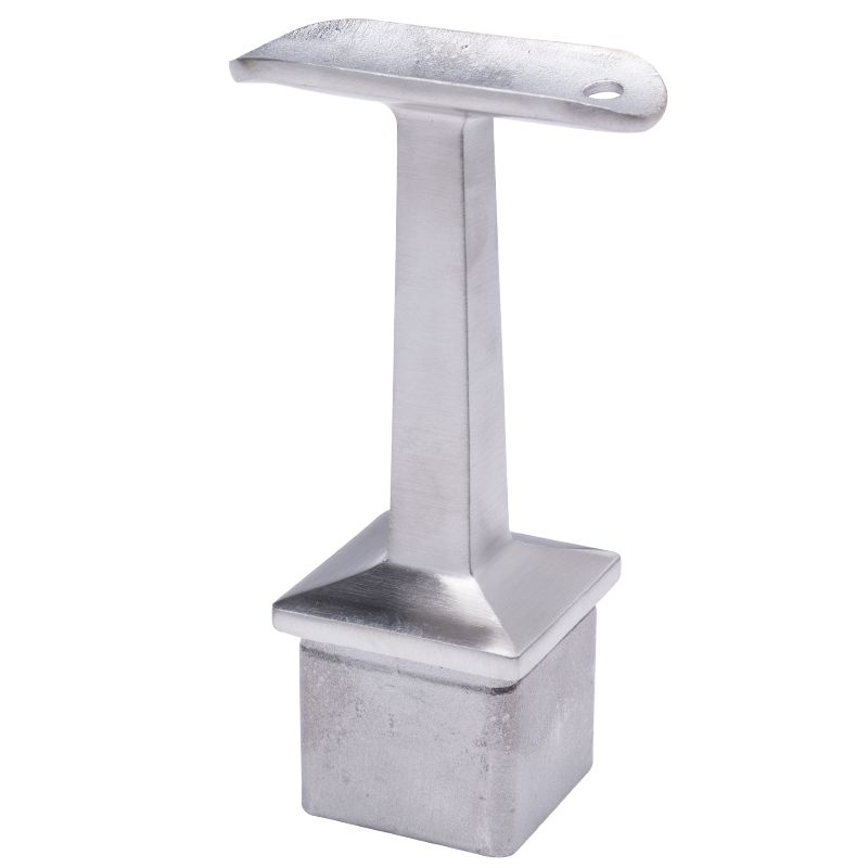 Podpora poręczy PINOX stała do słupka 40x40 mm - stal nierdzewna H 8 1 mm (Satyna)  1 szt