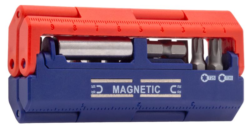 Podręczny zestaw bitów WORKPRO 13 el. z magnetycznym etui 1kpl.