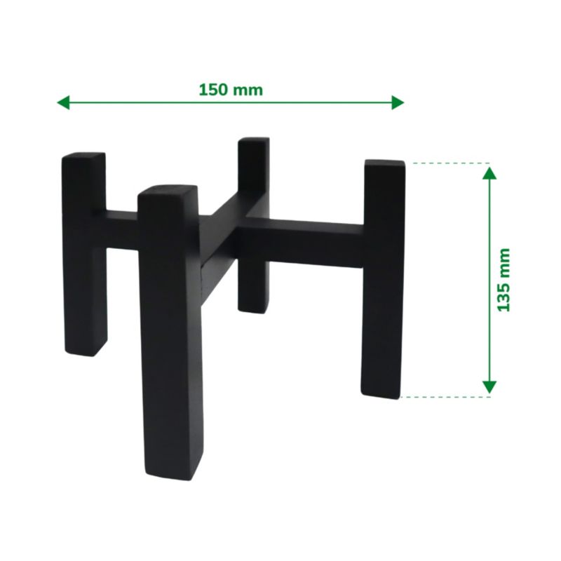 Podstawa do donic Verve składana czarna 12 cm