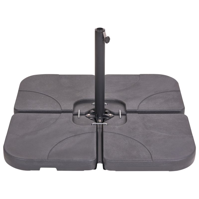Podstawa do parasola Caria Czarny Kwadratowy 9 kg 1 szt.