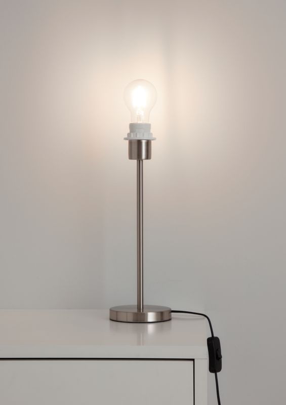 Podstawa lampy stołowej GoodHome Giuterne E27 chrom