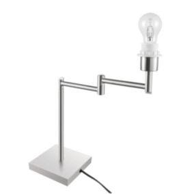 Podstawa lampy stołowej GoodHome Jabisen regulowana E27 chrom