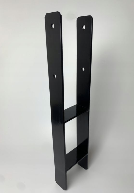 Podstawa Słupa Domax Wspornik,Kotwa H Do Wmurowania Psh 140X600X5Mm Czarny 1szt.