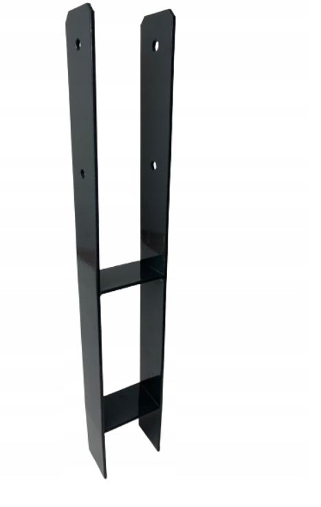 Podstawa Słupa Domax  Wspornik,Kotwa H Do Wmurowania Psh 70X600X5Mm Czarny 1szt.