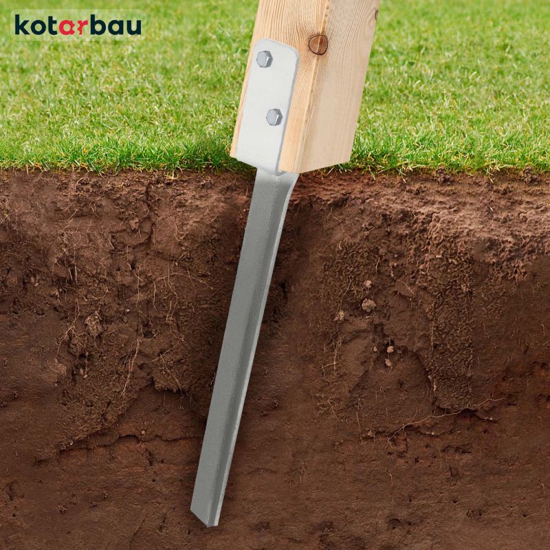 Podstawa słupa KOTARBAU do huśtawki wbijana uniwersalna 50 cm 4 szt.