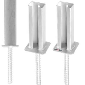 Podstawa słupa KOTARBAU do słupka panelowego do wmurowania 60x40 mm 2 szt.