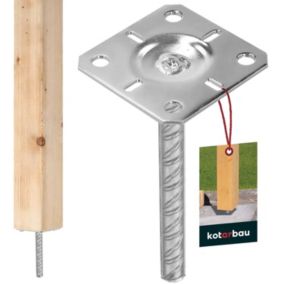 Podstawa słupa KOTARBAU do wmurowania 100x100x200 mm 1 szt.