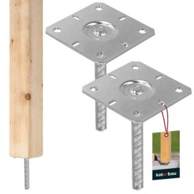 Podstawa słupa KOTARBAU do wmurowania 100x100x200 mm 2 szt.