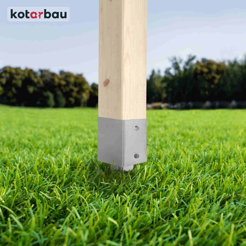 Podstawa słupa KOTARBAU kotwa wbijana do ziemi stalowa 50x50x600 mm 1 szt.