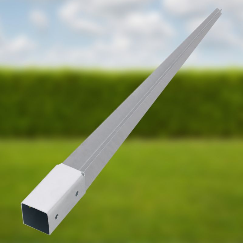Podstawa słupa KOTARBAU kotwa wbijana do ziemi stalowa 80x80x750 mm 2 szt.