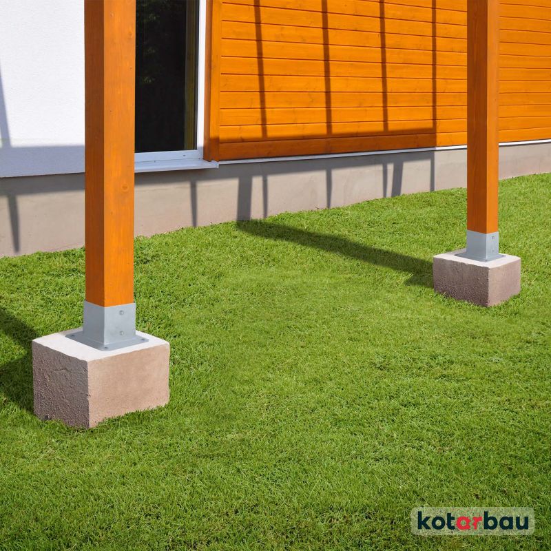 Podstawa słupa KOTARBAU przykręcana 80x80 mm 2 szt.