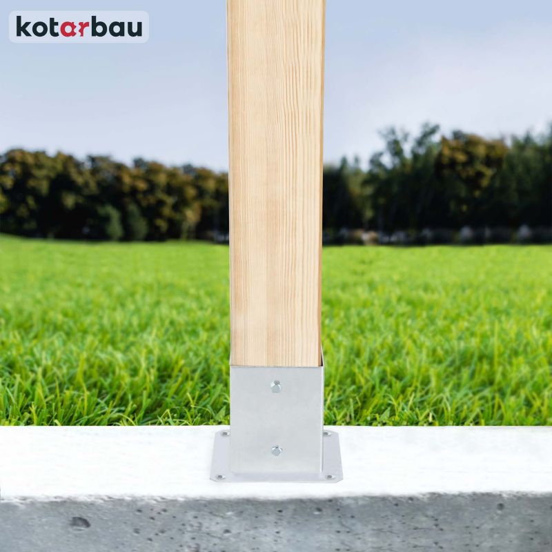 Podstawa słupa KOTARBAU przykręcana 80x80 mm 2 szt.