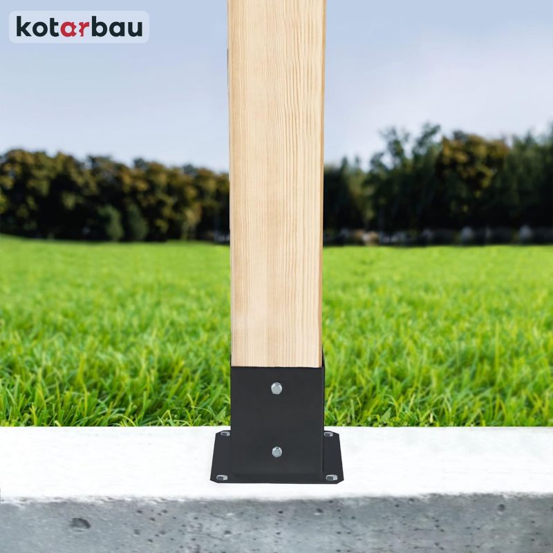 Podstawa słupa KOTARBAU przykręcana malowana proszkowo 140x140 mm 1 szt.
