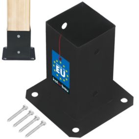 Podstawa słupa KOTARBAU przykręcana malowana proszkowo 70x70 mm 1 szt.