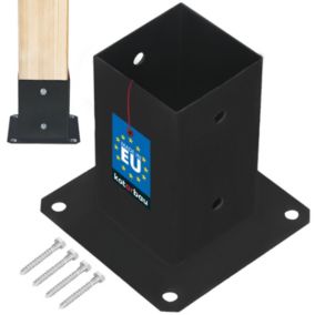 Podstawa słupa KOTARBAU przykręcana malowana proszkowo 80x80 mm 1 szt.