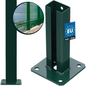 Podstawa słupa KOTARBAU przykręcana zielona 60x40 mm 1 szt.