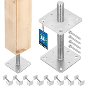 Podstawa słupa KOTARBAU regulowana pręt gwint 110x250 mm 8 szt.