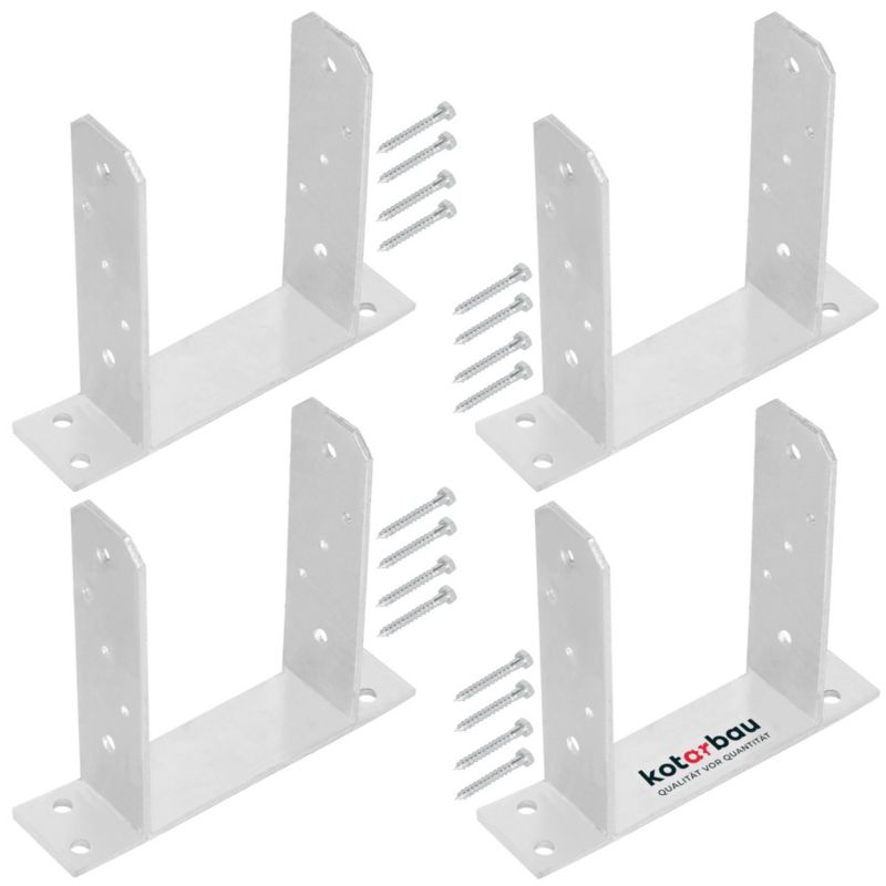 Podstawa słupa KOTARBAU tt przykręcana 140 mm 4 szt.