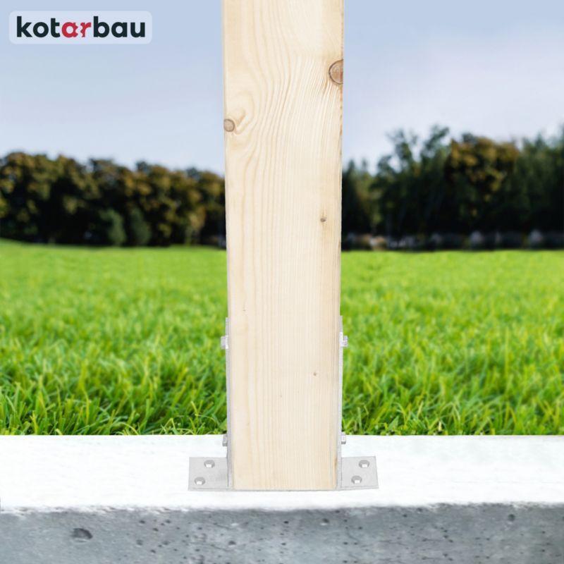 Podstawa słupa KOTARBAU tt przykręcana 160 mm 4 szt.