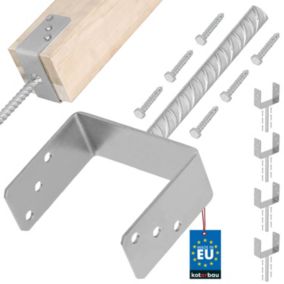 Podstawa słupa KOTARBAU z prętem do wmurowania 150 mm 4 szt.