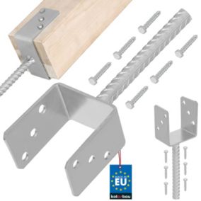 Podstawa słupa KOTARBAU z prętem u do wmurowania 100 mm 1 szt.
