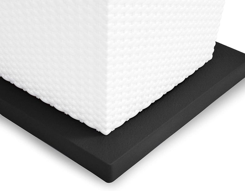 Podstawka platforma  jezdna z kołami pod doniczki PrimeGarden 40 x 40 cm kwadratowa antracyt  pod ciężkie donice 1 szt