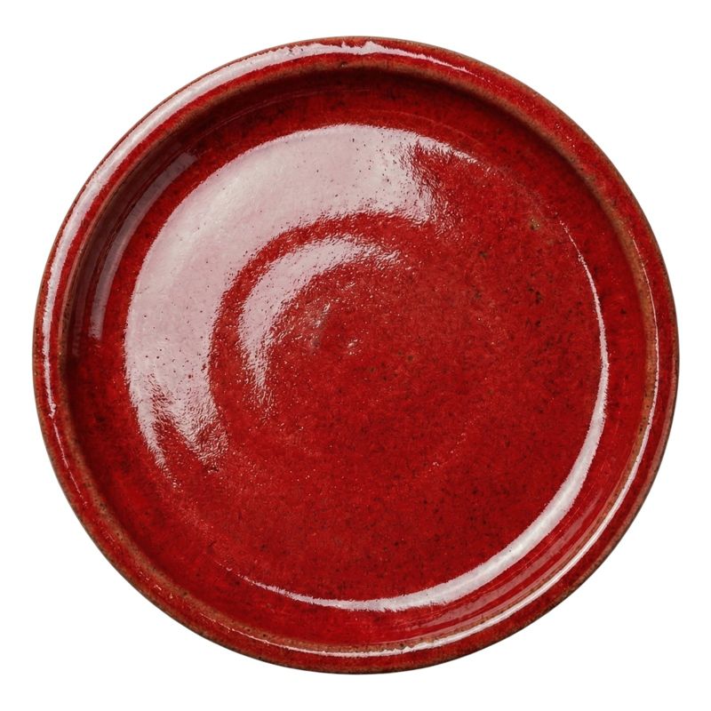 Podstawka pod doniczkę ceramiczna Provencelia Czerwień królewska, śr. wewn. 24 cm / zewn. 30 cm, mrozoodporna 1 szt.