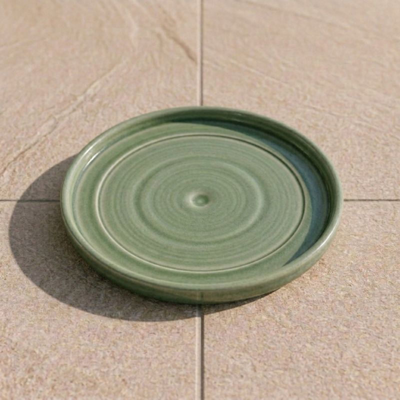 Podstawka pod doniczkę ceramiczna Provencelia Jasnozielony, śr. 41 cm 1 szt.
