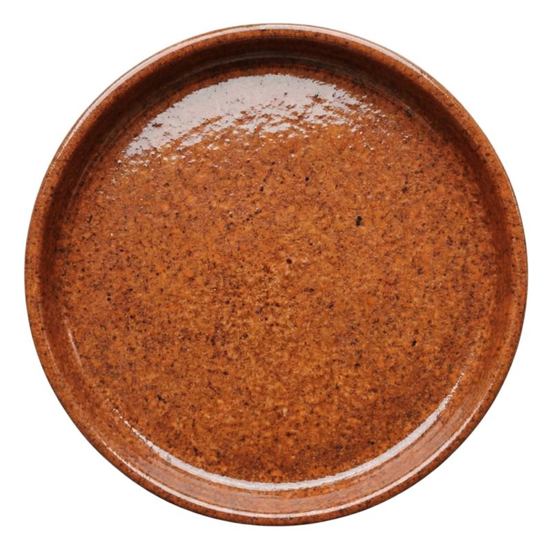 Podstawka pod doniczkę ceramiczna Provencelia Jesienny pomarańcz, śr. 30 cm, mrozoodporna 1 szt.