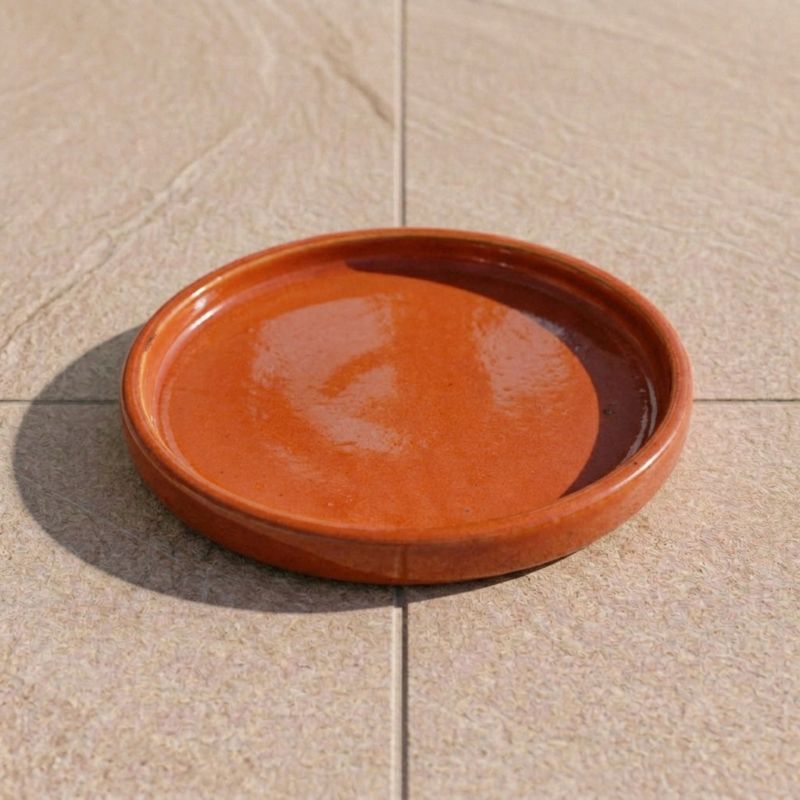 Podstawka pod doniczkę ceramiczna Provencelia Staroróżowa, śr. 20 cm, mrozoodporna 1 szt.