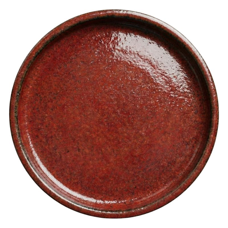 Podstawka pod doniczkę ceramiczna Provencelia Tropikalna czerwień, śr. 39 cm, mrozoodporna 1 szt.