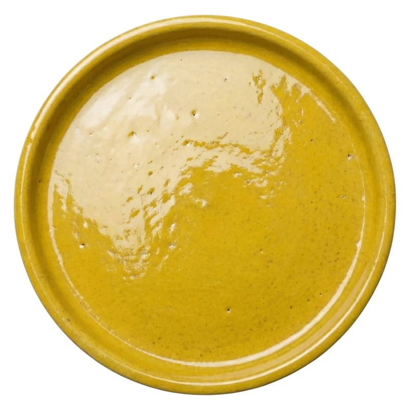 Podstawka pod doniczkę ceramiczna Provencelia Żółty, śr. 21 cm, mrozoodporna 1 szt.