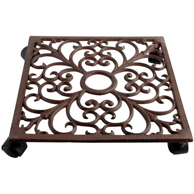 Podstawka pod doniczkę Esschert Design Żeliwny Brązowy 28x28 cm 1 szt,