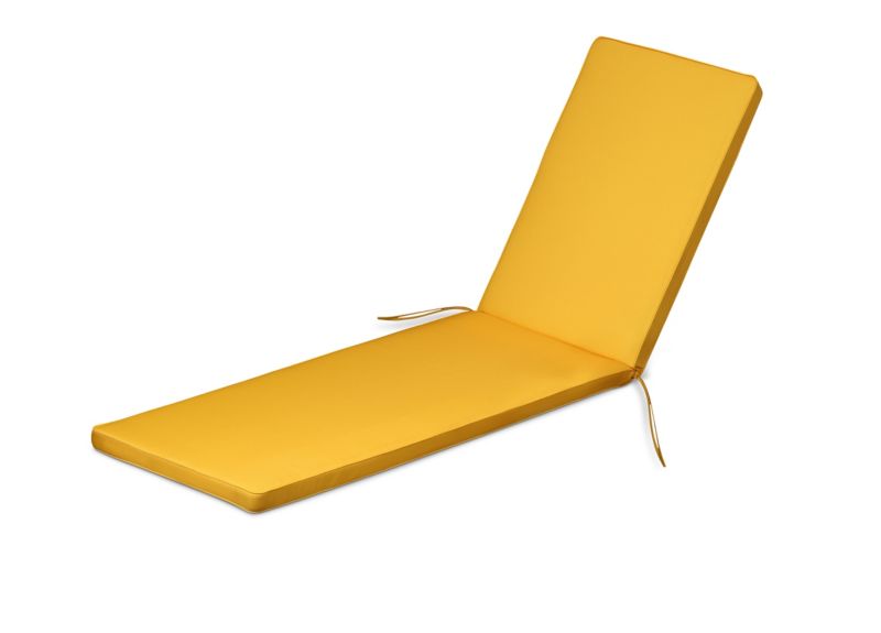 Poduszka Blooma Tiga na leżankę żółta