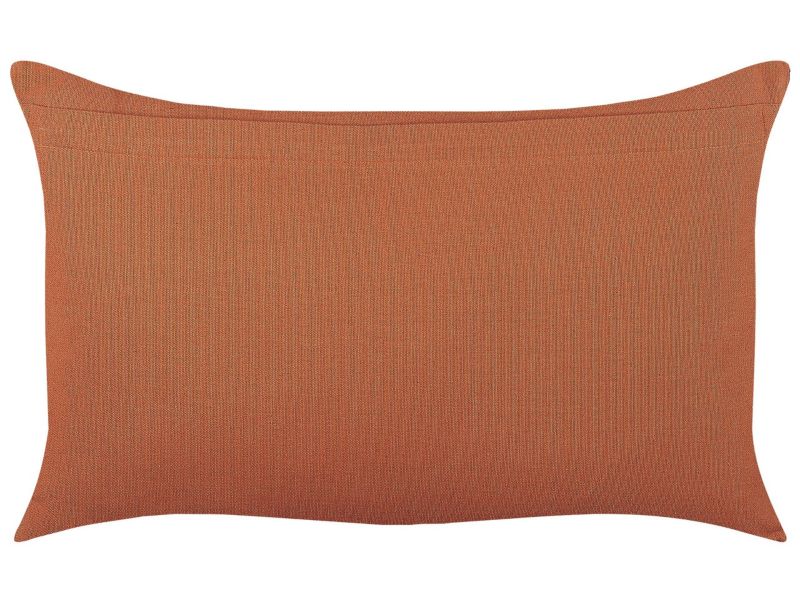 Poduszka dekoracyjna Albium Bawełna 55 x 35 cm Geometryczny Druk blokowy Pomarańczowy 1 szt.