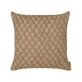 Poduszka dekoracyjna Collomia Boucle 45 x 45 cm Geometryczny Beżowy 1 szt.